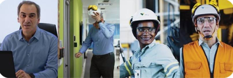Imagens da campanha interna Orgulho da Vale Moçambique