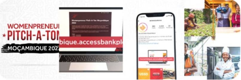 Imagens do motion graphics Pitch-a-ton do Access Bank